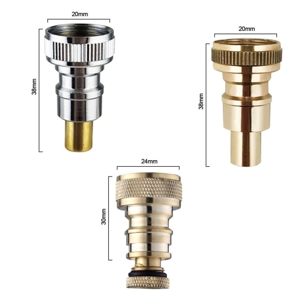2 STK Automatisk vandstopventil Vandhane Vandstop C C C