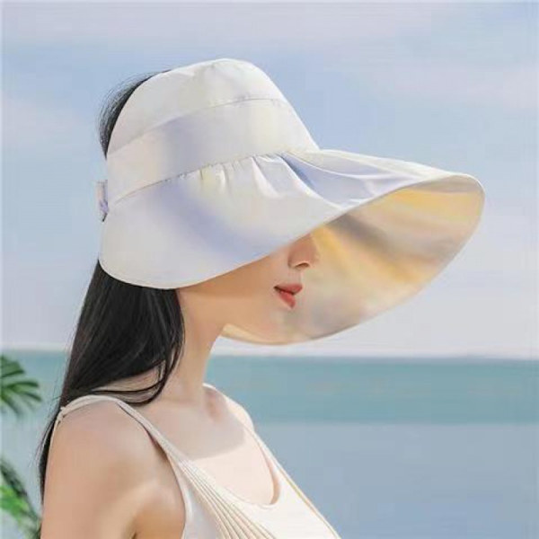 Solhatt Dame Luer GUL yellow
