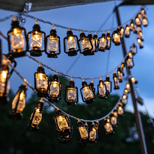 Retro Kerosene Light String Fairy Light 10 LYS 10 LYS 10 lights