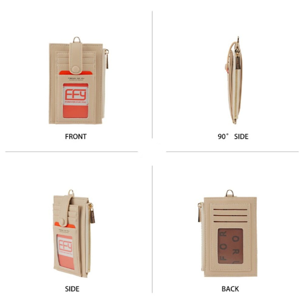 Kort Badge Holder Kort Taske BRUN brown