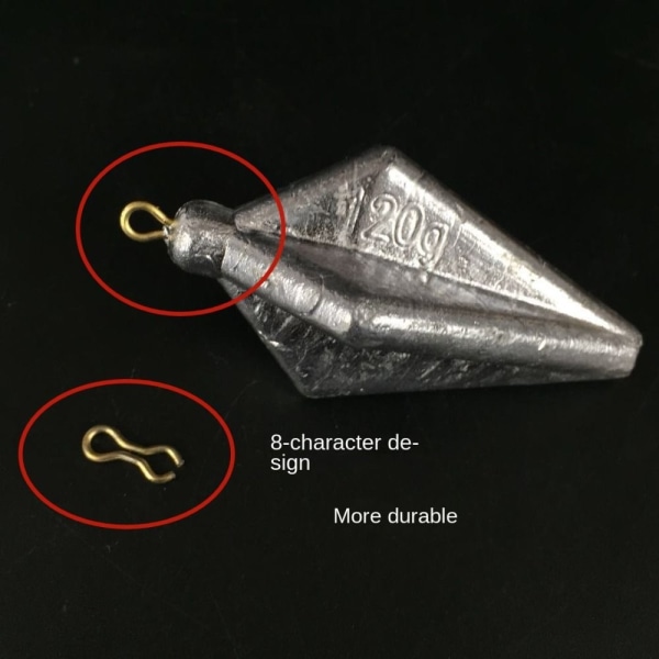 /2/3/5/10stk Fiskeblysynker Fiskevægtsynke 30g-3pcs