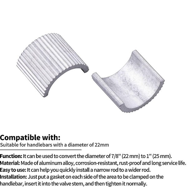 Styre Shim Conversion Shims Spacer Handlebar Shim
