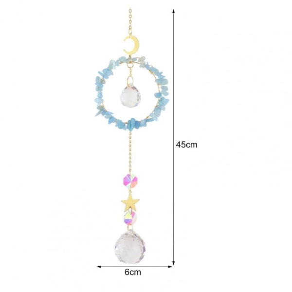 Sun Catchers pyöreä kristallirengas 4 4 4