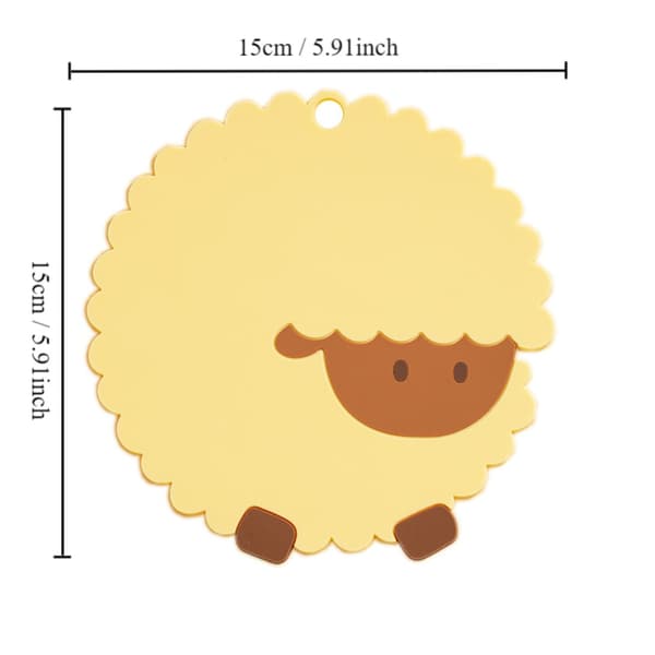 4 Stk Trivet Måtter Coaster Cup Mat 4Pcs
