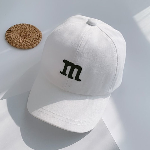 Baseball Kepsar Hip Hop Hatt VIT white