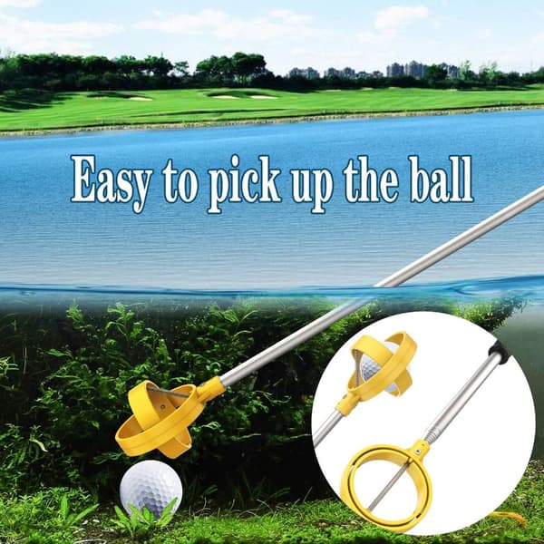 Golfboll Pick Up Tools Golf Ball Retriever VIT white