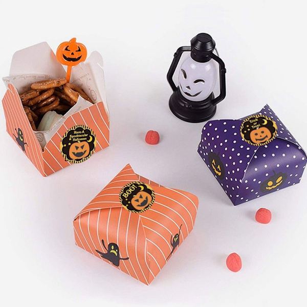 Halloween-klistremerker Gresskaretiketter-klistremerke STYLE 6 STYLE 6 Style 6