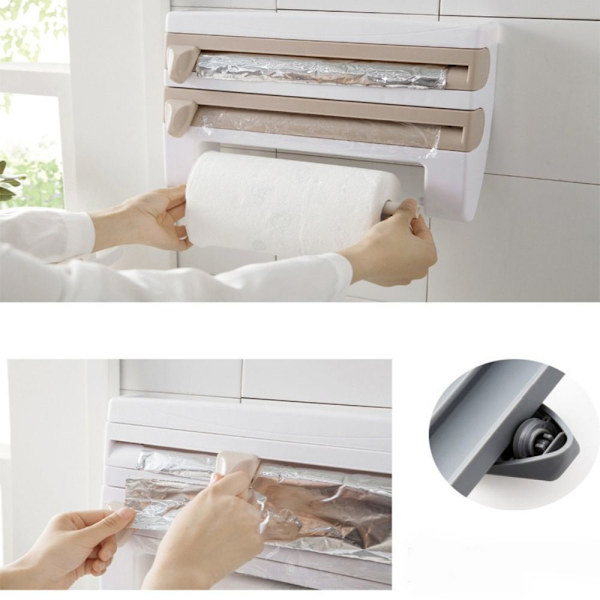 Paperipyyhetelineen kastikepulloteline HARMAA grey