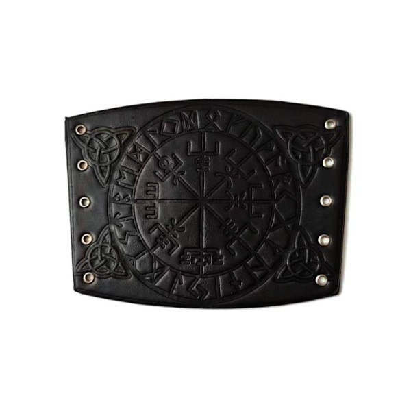 Viking Odin Symbol Armband Punk Armband SVART black