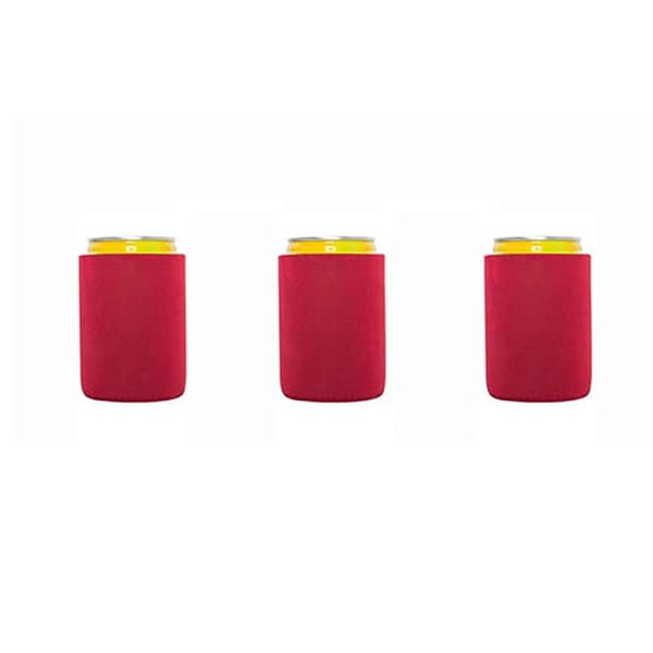 3 Stk Øldåsekøler Sleeve Øldåsekøler RØD Red