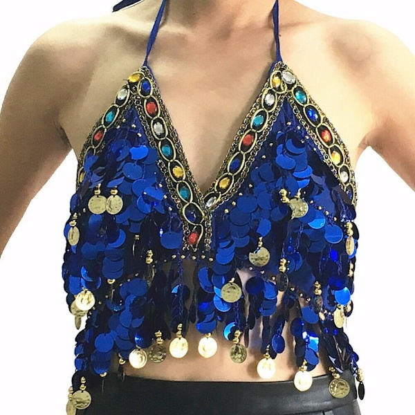 Vatsatanssirintaliivit Performance Top ROYAL BLUE Royal blue