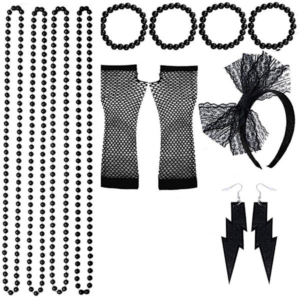Neon 80-tals Festkläder Kostym Set Tutu Kjolar 1 1