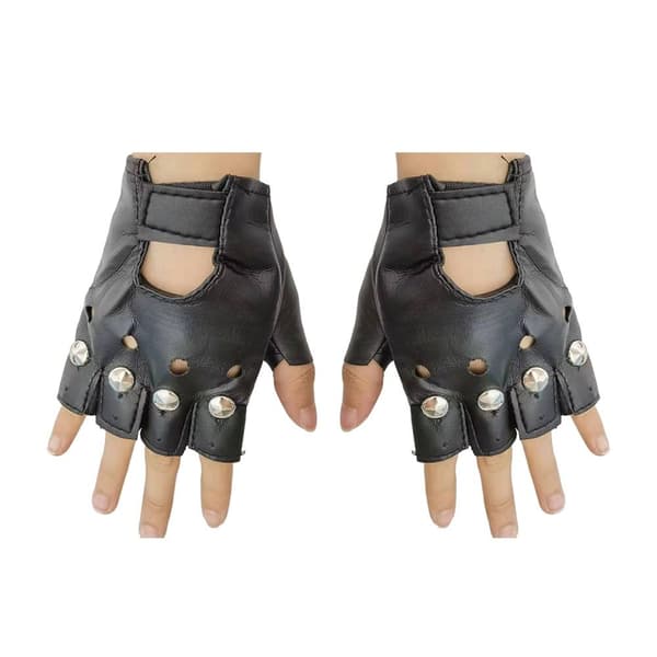 Punk Handsker Half Finger Handsker 3 3 3
