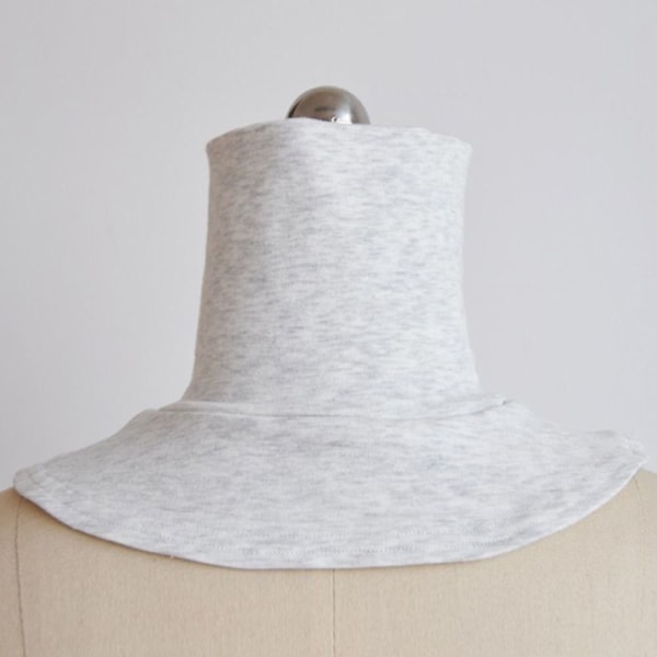 Fake korkeat kaulukset Turtleneck Fake kaulus VALKOINEN white