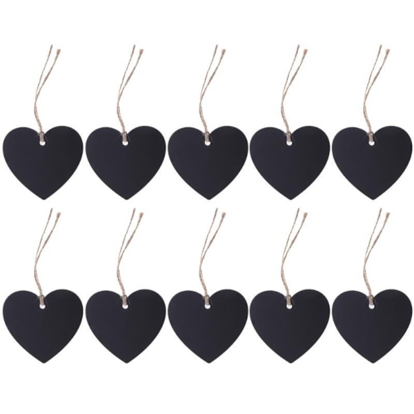 10 stk. Træhåndværksmærker Børn gør-det-selv mærker HJERTEFORMET HJERTEFORMET Heart-shaped