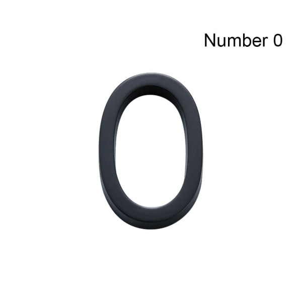 4 tuumaa/10 cm ovitarra Numerokilpi NUMERO 0 NUMERO 0 Number 0