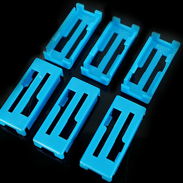 20stk Servo Kabelklemme Forlengelseskabel Spenneklemme BLÅ BLÅ Blue