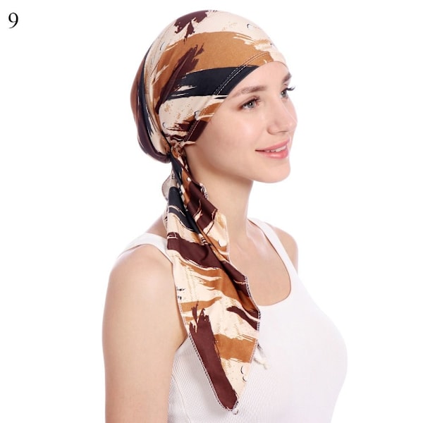 Blød Turban Hat Indre Hijabs 9 9 9