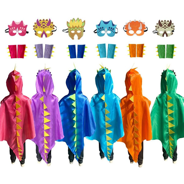 Eläinpuku Cape Dinosaur Animal Mask STYLE 2 STYLE 2 Style 2