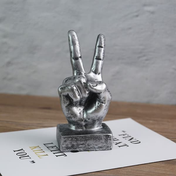 Gest Finger Model Decoration Victory Gesture Decoration