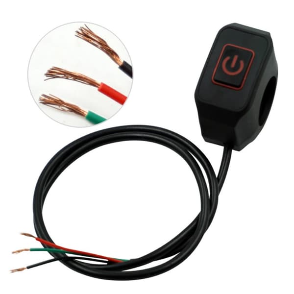 Motorcykelstyre Switch Moto Light Controller GRÖN green