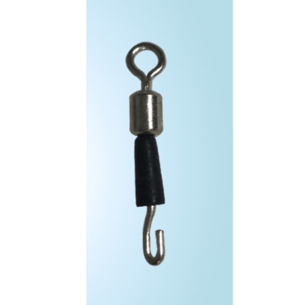 30 kpl Fishing Feeder Swivels Method Feeder Swivel BLACK M black M