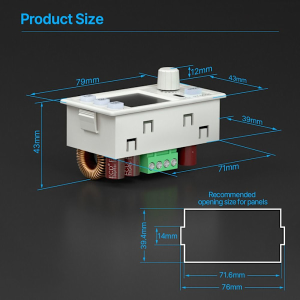 Buck converter Reguleret strømforsyning RK6006 RK6006 RK6006