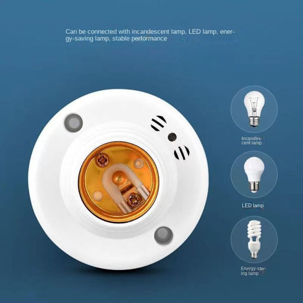 Sensorlampfot LED-lamphållare Ljussockeladapter
