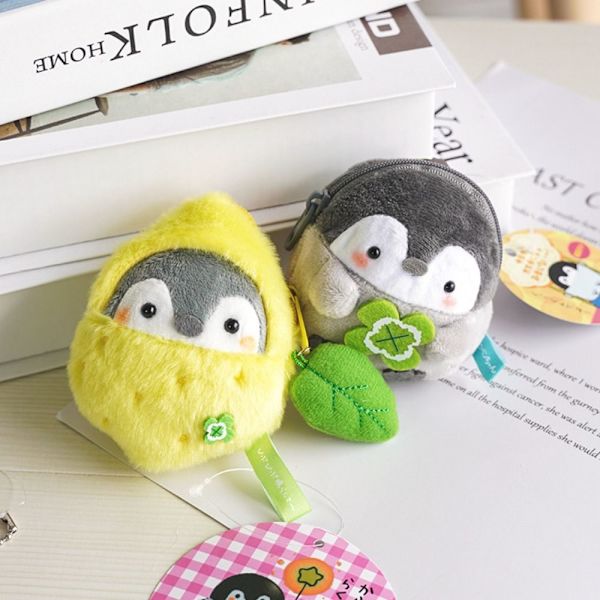 Tecknad Penguin Purse Keychain Pendant 3 3 3