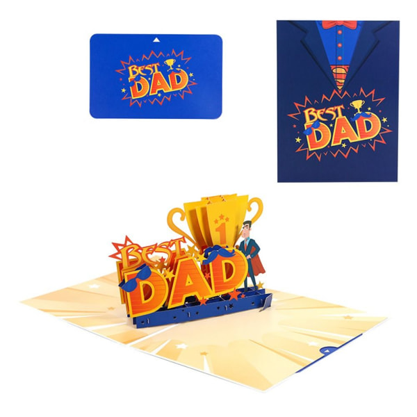 3D popup-kort Födelsedagskort 01 01 01
