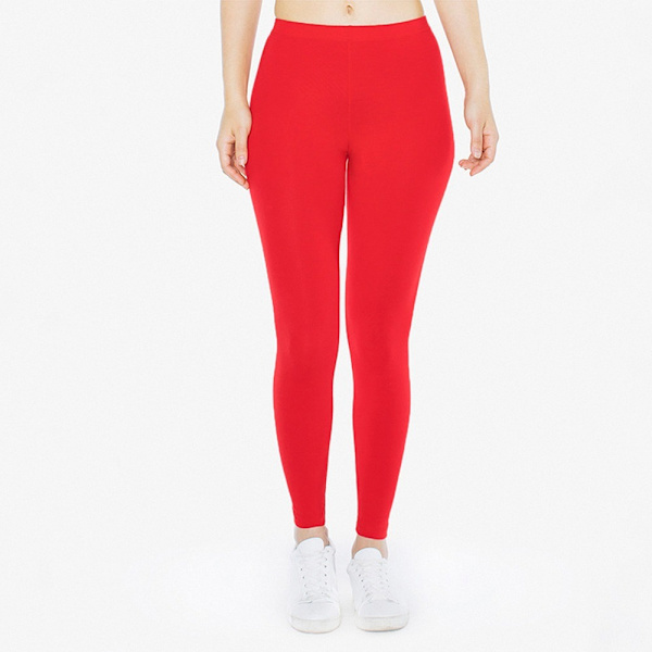 Yogabukser Højtaljede bukser RØD red