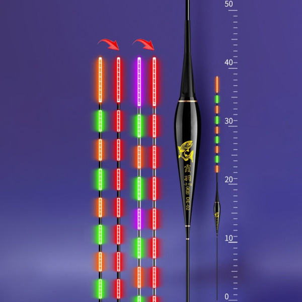 2kpl Elektroninen kalastuskelluke Light Float DE02 DE02 DE02