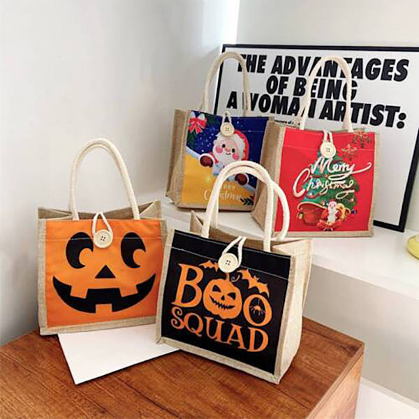 2stk Håndtak Godteripose Tote Bag SORT SORT Black