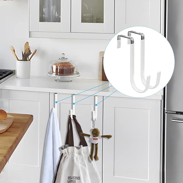 4 Pack Over The Door Koukut Oven ripustimet Koukut Organizer koukut