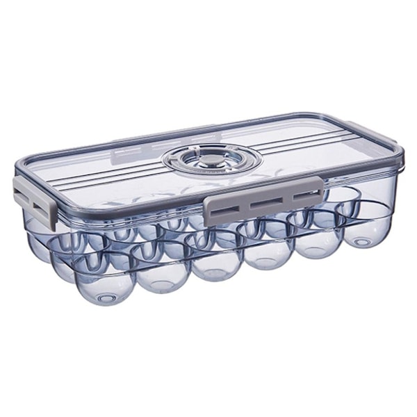 Munan säilytyslaatikko Jääkaappisäiliö HARMAA 32.5X17.5X9CM Grey 32.5x17.5x9cm