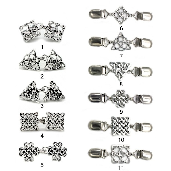 Cardigan Clip Sjal Brosch STYLE 3 STYLE 3 Style 3
