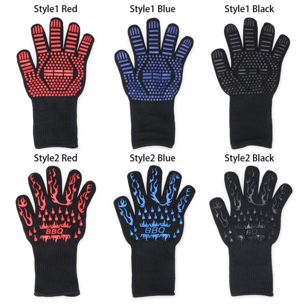 Grillhandskar Grillhandske SVART STIL2 Black Style2
