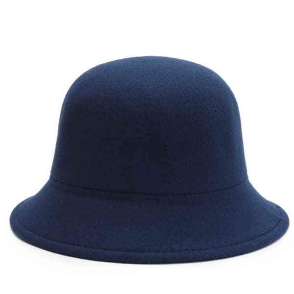 Ullfilt Hatt Slokhatt Solhatt MARINBLÅ navy