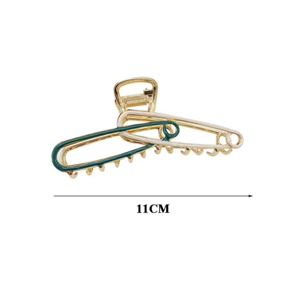 Hair Claw Grab Clip GRÅ grey