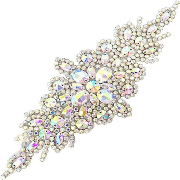 Bältestillbehör Färgglada Rhinestone Brud