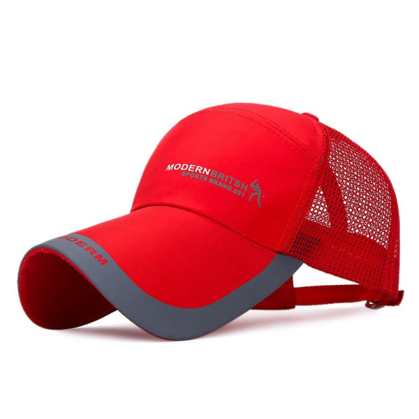 Baseballcaps solhatt RØD red