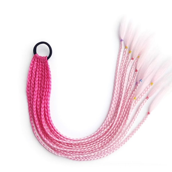 Färgad Pigtail hästsvans Twist Braid Hårrep 8 8 8