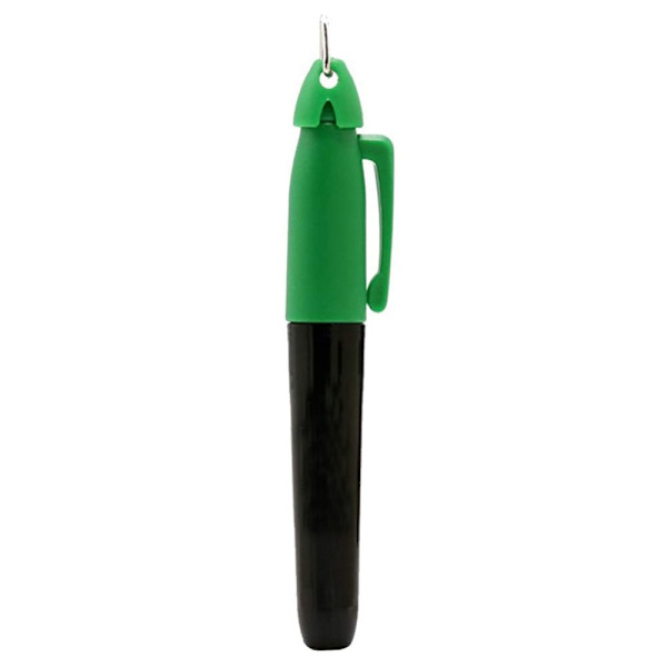 10 STK Golf Marker Pen Golfbold Liner 10 STK SORT 10 STK SORT 10pcs Black