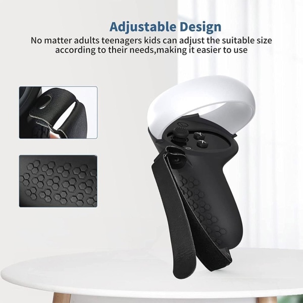 VR Controller Grip VR Grip Cover SVART black