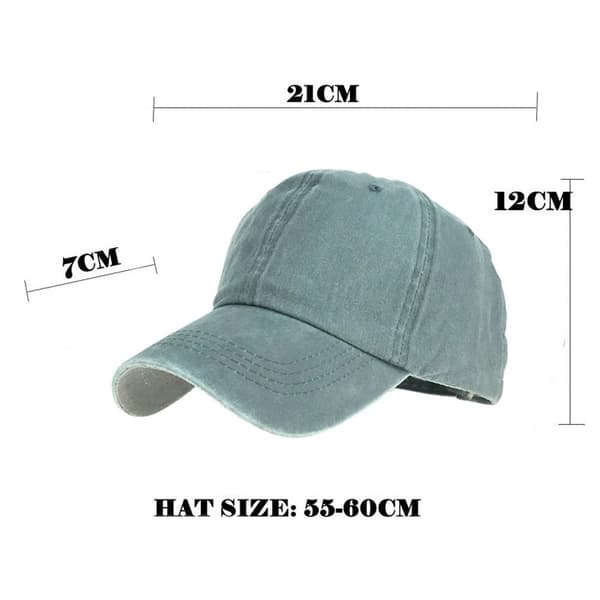 Baseball Caps Hestehale Visir Cap BLÅ blue