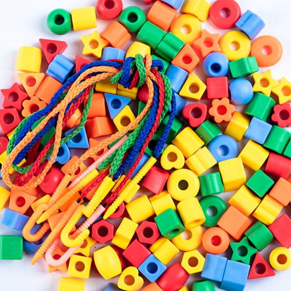 Gör-det-själv handgjorda pärltillverkningsarmband 100 STK-IN PÅSAR 100 STK-IN 100pcs-in bags