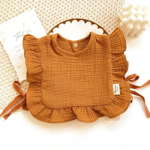 Nyfödd Haklappar Spädbarnsburp-dukar MOCHA BRUN MOCHA BROWN Mocha brown