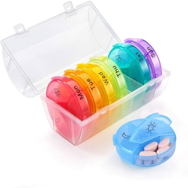 Medicin Box Rese Pill Organizer Medicin Container Case