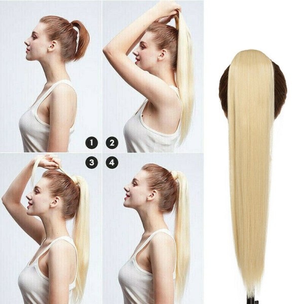 23,6&quot; Wrap Around Ponytail Hair Synthetic Extensions TYPE 7 Type 7