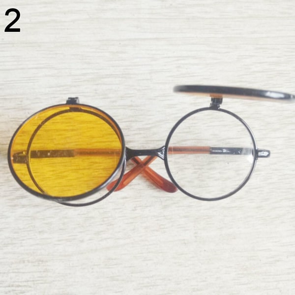 Søde runde stel Plys dukke briller 2 2 2